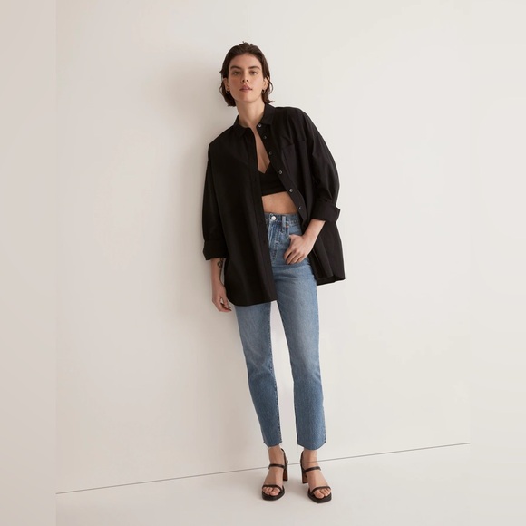 Madewell Denim - Madewell The Perfect Vintage Jean in Earlside Wash: Raw-Hem Edition